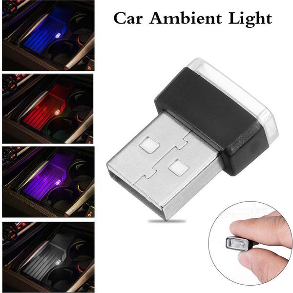2019 Car Atmosphere Lights Mini Usb Led Car Interior Light Colorful Neon Atmosphere Ambient Lamp Red Blue White Purple From Nqingfeng 45 27
