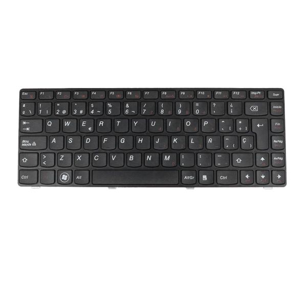 

черная испанская раскладка клавиатуры для lenovo g470 v470 b470 b490