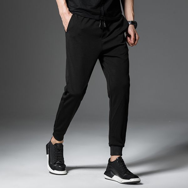 

men pants 2018 new fashion men jogger pants fitness bodybuilding gyms for runners clothing autumn sweatpants size 4xl, Black