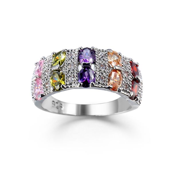 

cluster rings the exaggerated european and american style, explosion models, jewelry, zircon ring, foreign trade s, Golden;silver