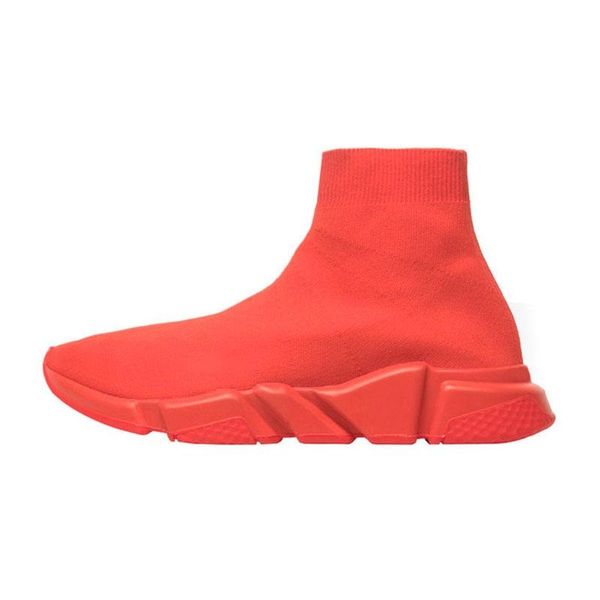 

new paris speed trainer black red luxury high casual sock shoes men women fashion designer sneakers eur36-45