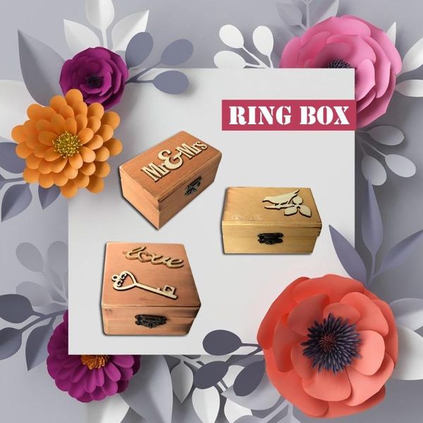 

wedding ring box retro ring pillow case holder for engagement valentine supplies section c 8.2cm long x 8.2cm high x 4.6cm thick