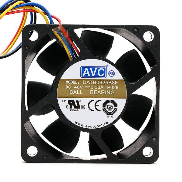 

new original avc data0625b8h dc48v 0.16a 60*60*25mm 6cm cooling fan