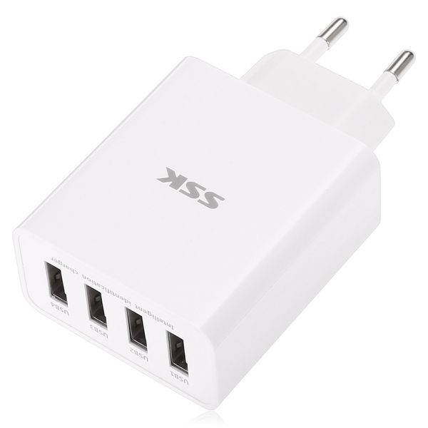 

ssk sdc015 4 usb travel power charger dock adapter quick charge