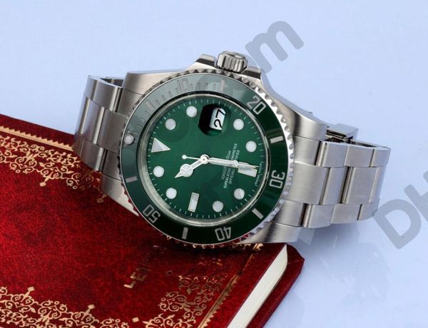 

montre люксусный мужские часы top man автоматические механические часы 40мм 116610 движение часы водонепроницаемый 30m sapphire наручные час, Slivery;brown