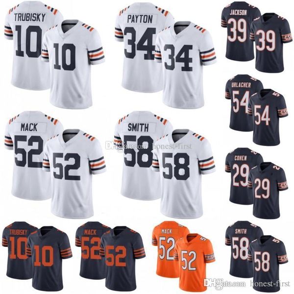 

Chicago bear 34 walter payton 52 khalil mack 10 mitchell trubi ky jer ey 89 mike ditka 58 roquan mith 29 tarik cohen jer ey 100th