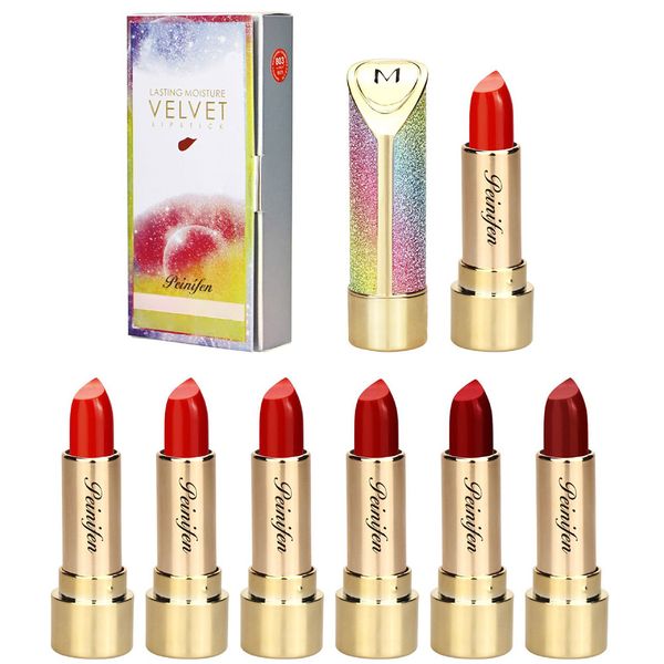 

1 pcs lipstick starry sky long lasting moisturizing cosmetics for women makeup 669