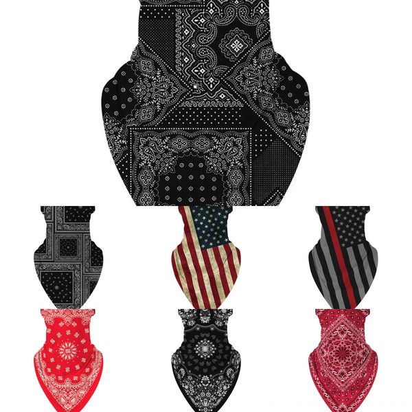 

ydgun scarf headband hip-hop cycling head scarf scarves vintage pocket towel magic neck outdoor skull bandanas bandana face mask, Black