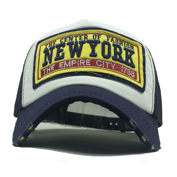 

fashion sticker netcap baseball cap simple duck-tongue cap hip-hop for men and women, Blue;gray