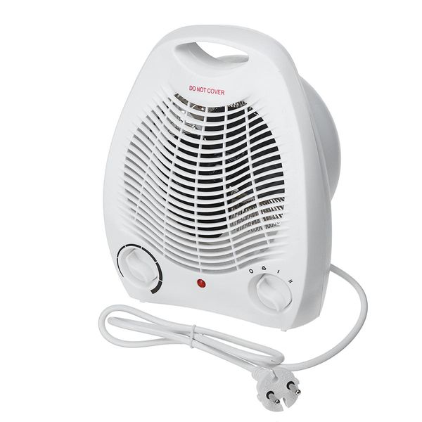 2000W termostatica riscaldatore elettrico Warmer aria calda ventilatore freddo 2 impostazioni di calore EU Plug