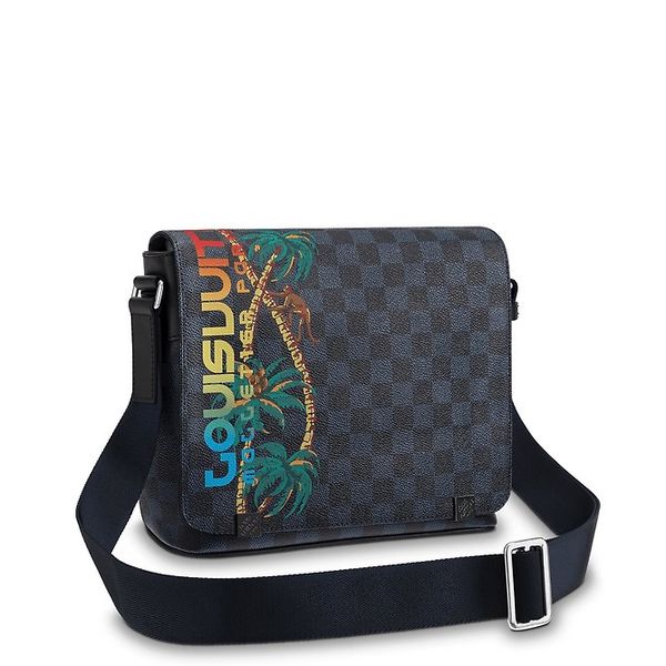 

2019 new classic fashion men messenger bags cross body bag school bookbag should 41213 with dust bag