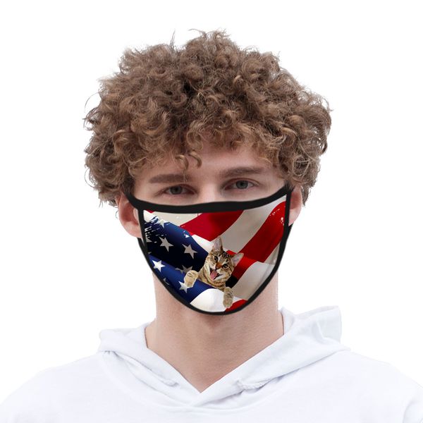 

день независимости сша маска для леди cubrebocas цвет роза маски washable полиэфир сша независимость authenti newclipper epfjm, Black