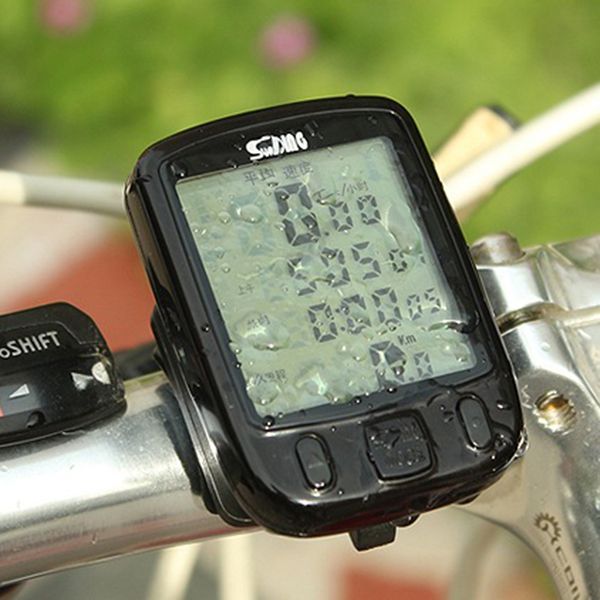

bike odometer speed waterproof meter bicycle cycling lcd computer speedometer c2