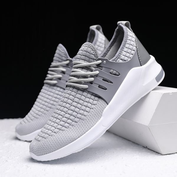 

lightweight flying woven casual sports shoes 39-46 yards large size men's shoes