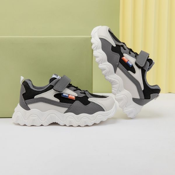 

fashion children shoes new breathable anti-slip sneakers for kids soft soled casual sport shoes, Black;red