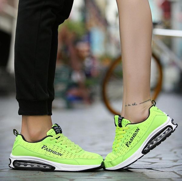 

new men & women breathable running shoes outdoor jogging walking lightweight shoes comfortable sports sneakers, Black