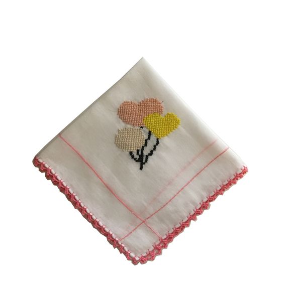 

pafuli kuti's embroidered baby handkerchief balloons