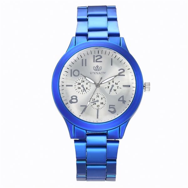 

womens watches fashion blue stainless steel wristwatches quartz ladies luxury watch gifts clock mujer montre feminino, Slivery;brown