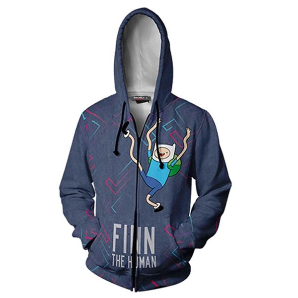 

hoodies finn cosplay sweatshirts 3d print fashion hoodie cool hoodie for men, Black