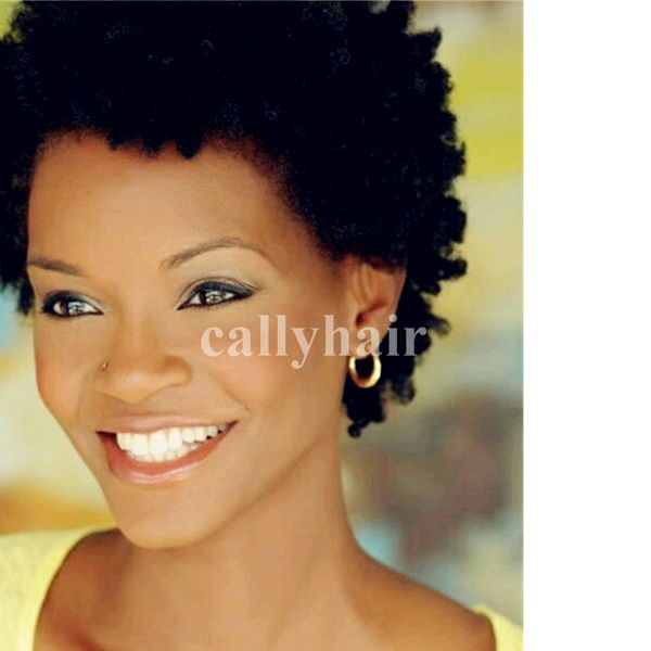 European Hair Pixie Very Short Human Hair Wigs Chic Cut Natural