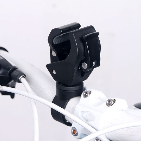 

bicycle light bracket 360 degree rotatable bike lamp holder t6 l2 q5 led torch headlight mount parts handlebar sound box install