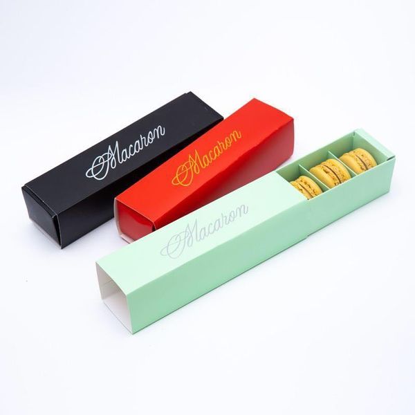 

6 colors macaron packaging wedding candy favors gift laser paper boxes 6 grids chocolates box/cookie box lx6255