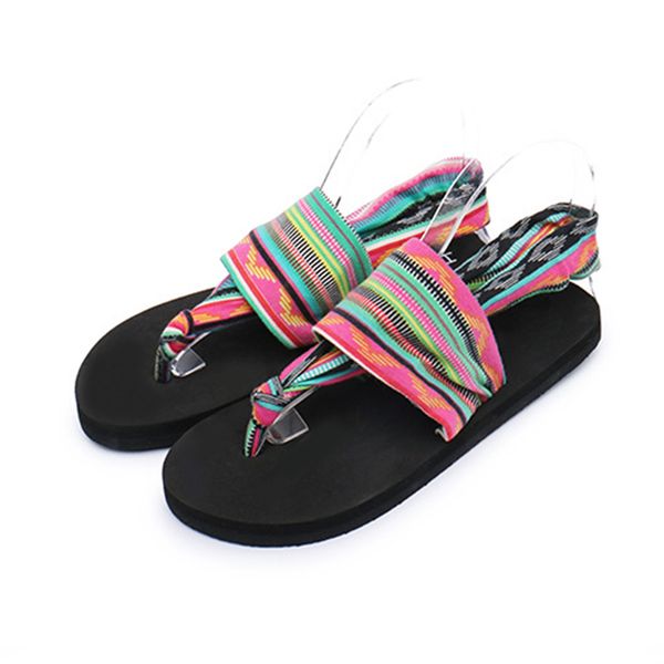 

summer daily anti slip flat outdoor casual women flip flops shopping beach soft comfortable sweat absorption rubber sole, Black