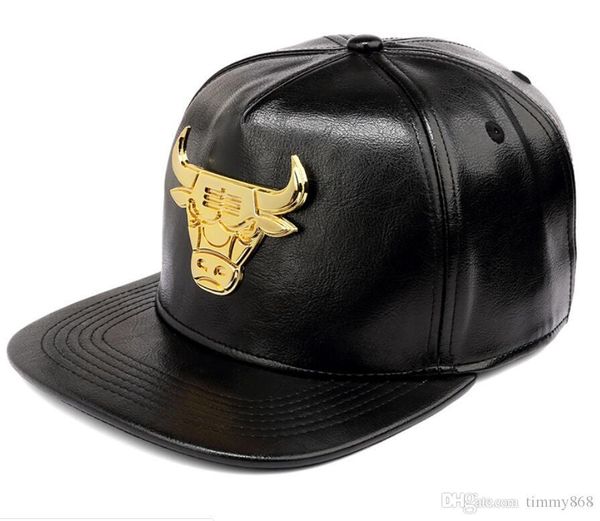 

black colors faux leather baseball caps cow bling hiphop gorras snapback hat adjustable fashion cool casquette for unisex, Blue;gray