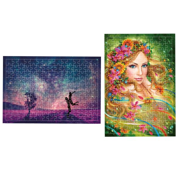 

150 paper jigsaw puzzle beauty&lover diy artwork ornaments for birthday gift