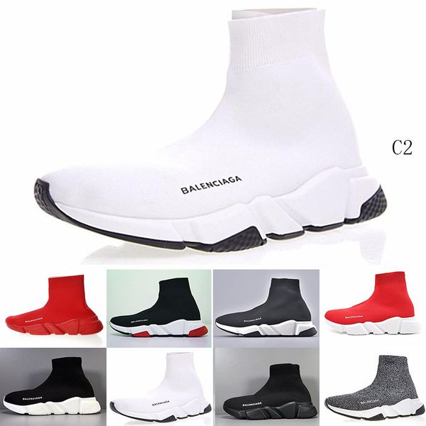 

designers speed trainer casual shoes black white red glitter flat fashion socks boots sneakers fashion trainers runner l5s5ce