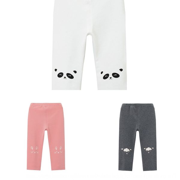 

girls autumn leggings children's elastic brushed wool sense cotton cotton trousers tight pants autumn tight stretch pants, Blue
