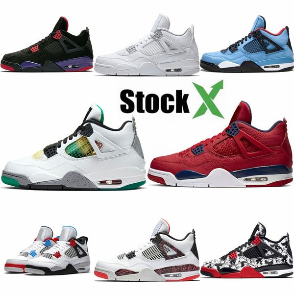 

discount bred 4 4s iv military blue men basketball shoes sports sneakers designer trainers outdoor size 7-12 #270