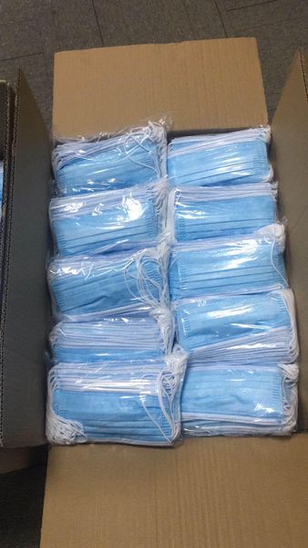 

large stocksdisposable 3 layer ply anti-dust mouth nose respirator masks new non woven face mask dhl ing