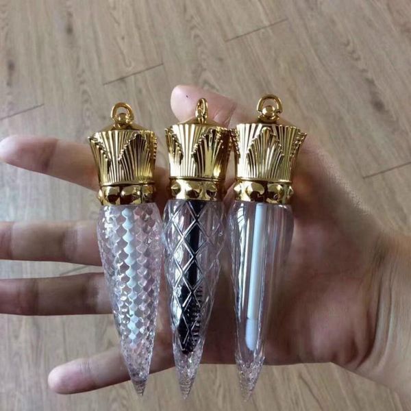 

5ml queen empty lip gloss tube морковь палочка для губ бутылки контейнеров акрилового clear lip gloss tube cosmetic lipgloss упаковка