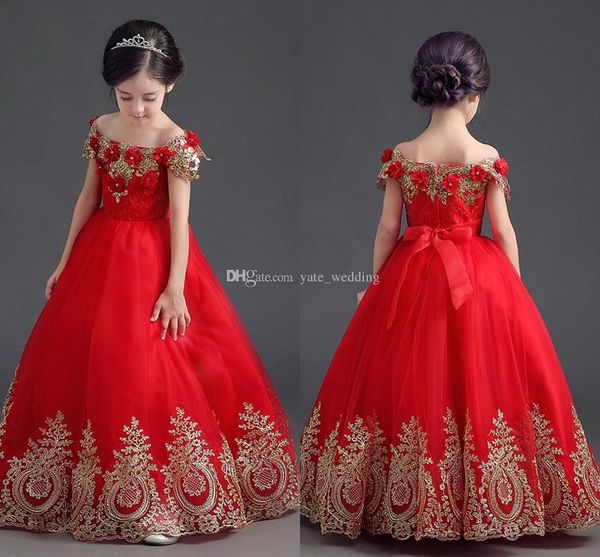

elegant red princess girls pageant dresses off shoulder applique floor length ball gown pageant dresses for teens toddler girls flower dress, White;blue