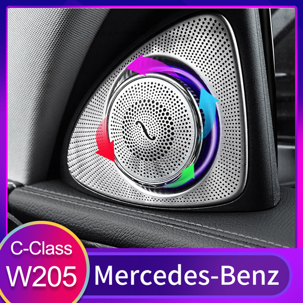 

audio speaker for c class w205 3d speaker sound rotating treble audio15-18 3d rotary tweeter 3/12/64 colors car