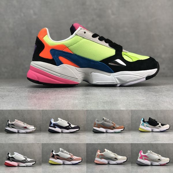 

2019 new falcon w pink womens running shoes dad shoes for women falcons designer sports sneakers originals jogging outdoor trainers size 40