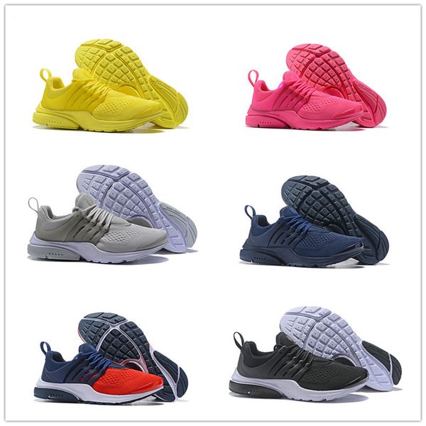 

2018 new style presto 5 ultra qs br triple black white fluorescent green breathe running shoes men women sneakers size 36-46