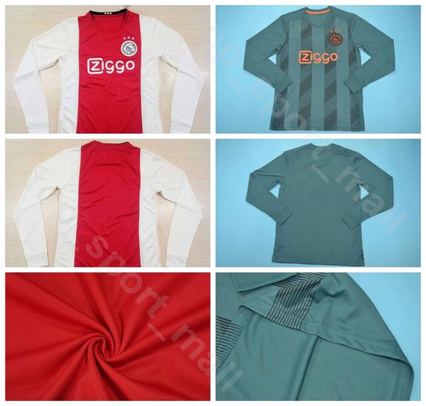 

2019 2020 ajax футболка с длинным рукавом, красный, красный, в гостях, футболка tadic huntelaar dolberg van de beek комплекты футболки, униф, Black;yellow