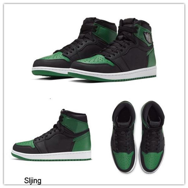 

2020 new with box men 1s basketball shoes 1 high og pine green designer luxury sports shoes sneakers size 40-45