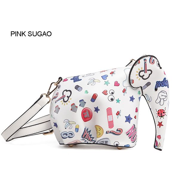 

pink sugao designer handbags luxury shoulder handbags women bag and purses elephant shape clutch handbag leather crossbody bags