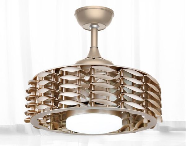 2020 New Modern Ceiling Fan Lights No Blade Dc Fan Lamp Remote