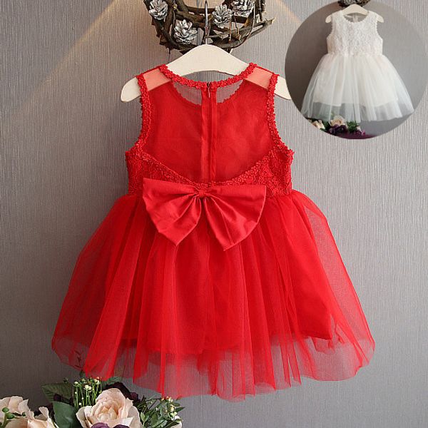 

girls princess dresses 2020 new brand girls lovely flowers dress pink cute vest kid lace dress baby children's clothing 3-8y, Red;yellow