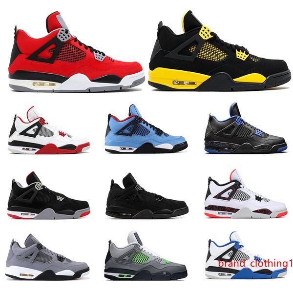 

2019 basketball shoes 4s for mens mushroom cactus jack tattoo bred fire red thunder neon alternate cool grey mens sports sneakers size 7-13