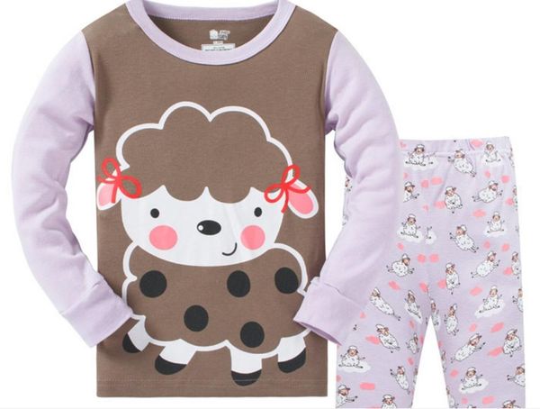 

autumn winter one of the baby wear long sleeves air conditioning suit children pajamas sleepwear, White