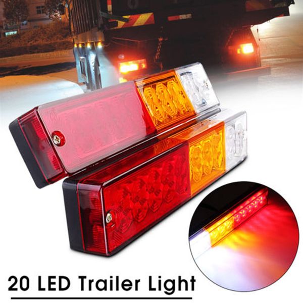 

wholesale 2pcs truck trailer 20 led srear tail reverse light indicator lamp 12v v6