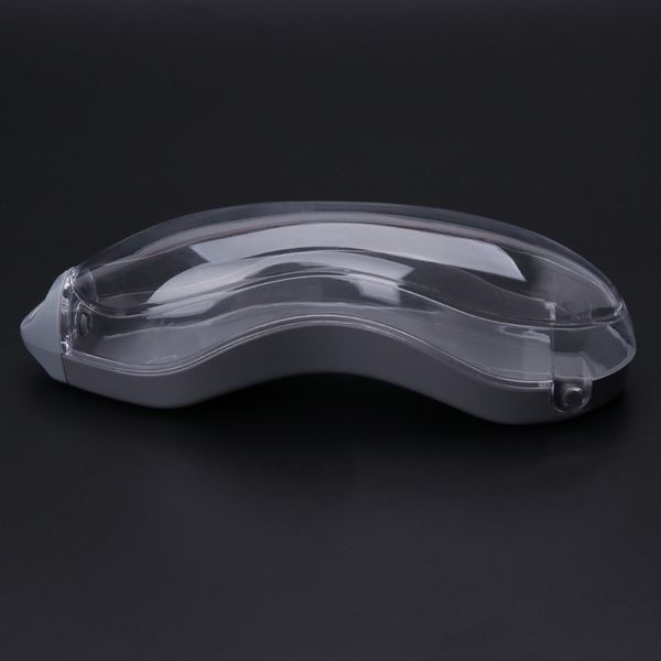

swimming glassese box transparant glasses portable plastic case anti fog protection waterproof glasses box, Silver