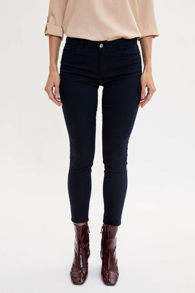 

defacto ladies fashion slim trousers female casual comfort pencil pants high qualilty leisure crop pant -l2891az19au, Black;white