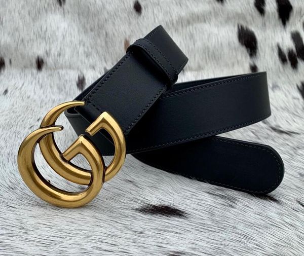 

fashion belt 6 colors for men and women casual retro fashion leather new belt smooth belt simple generous, Black;brown