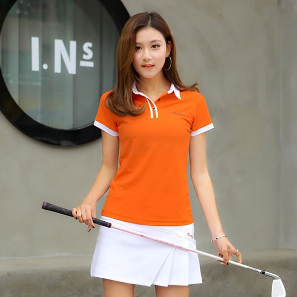 

comprehensive training t shirt golf ball clothing ladies short sleeved summer sports clothes golf trainning t shirts woman